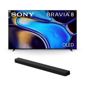 Sony BRAVIA 8 65 Class OLED 4K HDR Google TV w Theater Bar